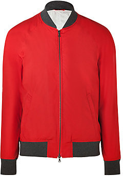 Paul Smith Red/Grey Cotton Blouson Jacket