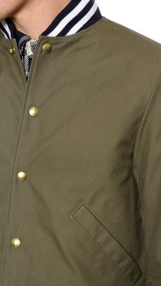 Mark McNairy New Amsterdam Shirttail Varsity Jacket