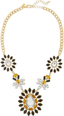 Kenneth Jay Lane Gold-plated crystal necklace