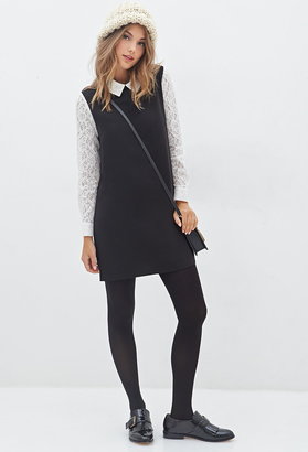 Forever 21 Lace Collar Shift Dress