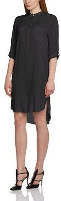 Saint Tropez Women's Pockets Tunic Plain 3/4 Sleeve Dress