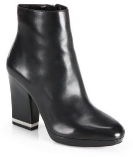 Michael Kors Catherine Leather Ankle Boots