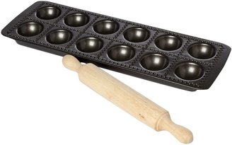 Kitchen Craft Twelve hole ravioli mould and rolling pin