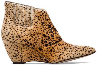 Matisse Nugent Wedge Bootie with Cow Hair