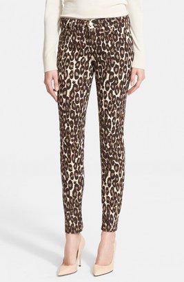 Kate Spade 'broome Street' Leopard Print Jeans