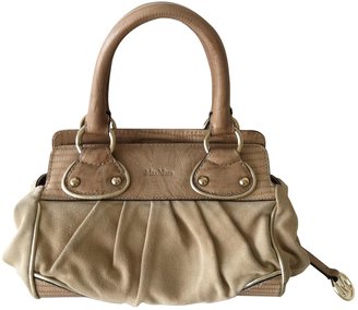 Max Mara Beige Leather Handbag