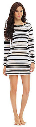 Kenneth Cole New York Stripe Your Fancy Boatneck Coverup Tunic
