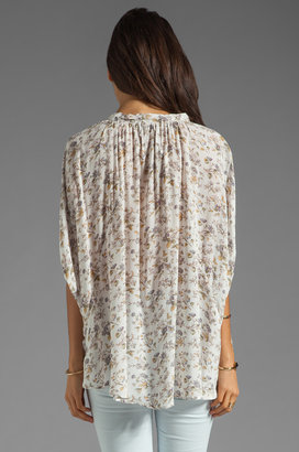 Lucca Couture Oversized Floral Top