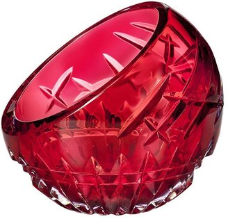 Waterford Fleurology cleo angled red rose bowl 10.5cm