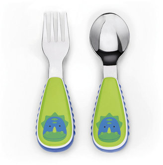 Skip Hop Dinosaur Zoo-tensils - Fork and Spoon Set