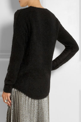 Rochas Embellished mohair-blend sweater