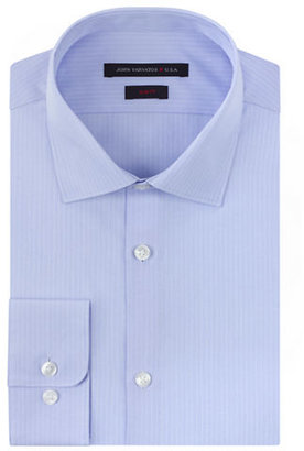 John Varvatos U.S.A. Slim Fit Fancy Pinstripe Dress Shirt