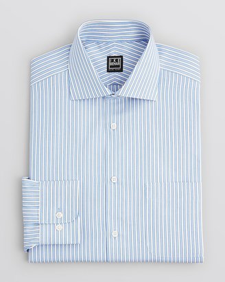 Ike Behar Fine Stripe Dress Shirt - Classic Fit