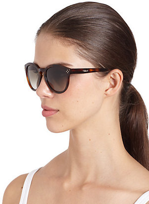 Chloé Round Plastic Sunglasses