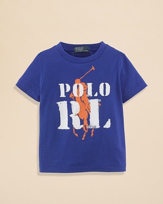 Ralph Lauren Childrenswear Infant Boys' Polo RL Tee - Sizes 9-24 Months