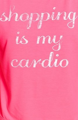 Starling 'Shopping Is My Cardio' French Terry Tee (Juniors)