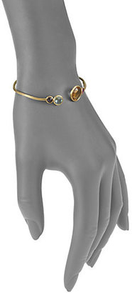 Marco Bicego Jaipur Citrine, Blue Topaz, Amethyst & 18K Yellow Gold Cuff Bracelet