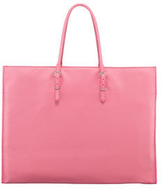 Balenciaga Giant 12 Nickel Papier A4 Leather Tote Bag, Pink