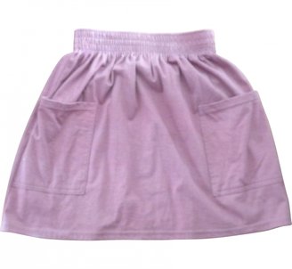 American Apparel Purple Polyester Skirt