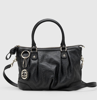Gucci Sukey Guccissima Leather Top Handle Bag