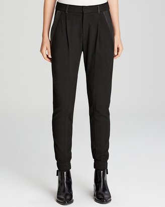 Vince Pants - Leather Trim Relaxed