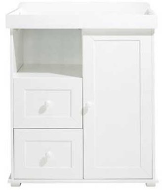 East Coast Nursery Dresser with Changing Top - White.