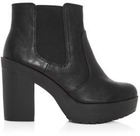 New Look Black Chunky Platform Chelsea Boots