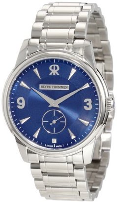Revue Thommen Men's 15005.3136 Slimline Manual Blue Watch