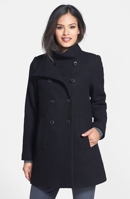 Pendleton Double Breasted Wool Blend Coat