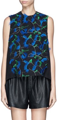 Kenzo Floral embroidery blouse