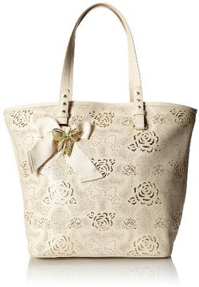 Betsey Johnson Racey Lacey Tote Shoulder Bag