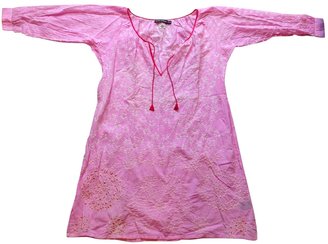 Antik Batik Pink Cotton Dress