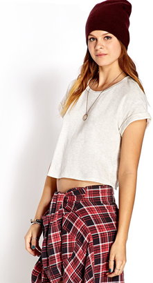 Forever 21 Boxy Cutout Top