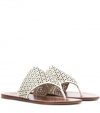 Tory Burch Perforated Leather Sandals
