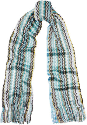 Missoni Crochet-knit scarf