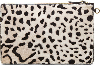 Jerome Dreyfuss Large Popoche Clutch in Chat Sauvage