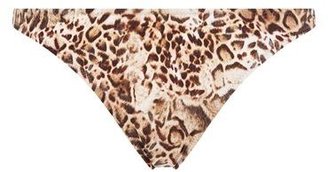 Gottex Low Rise Leopard Print Bikini Briefs