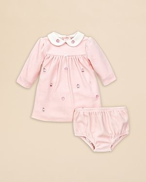 Little Me Infant Girls' Cupcake Velour Dress - Sizes 3-12 Months