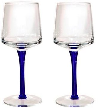 Denby Set of two red wine glasses