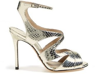 Michael Kors 'Cordelia' Genuine Snakeskin Sandal (Women)