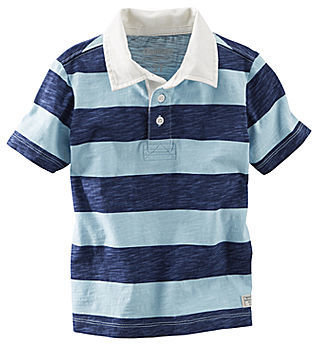Osh Kosh Asstd National Brand OshKosh Bgosh Short-Sleeve Striped Polo Shirt - Boys 5-7