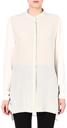Etro Mandarin-collar silk shirt