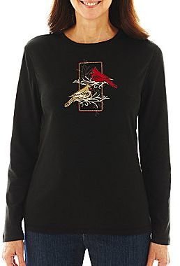 JCPenney MAC AND BELLE BY MCCC SPORTSWEAR Cardinal Pair Tee