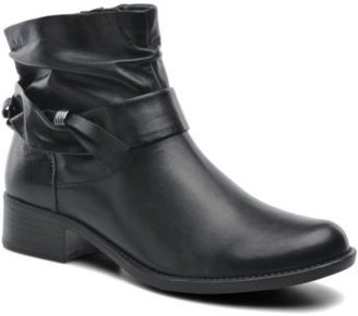 Caprice Women's Rik Rounded toe Ankle Boots in Black