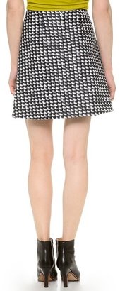 Carven Fancy Tweed Skirt