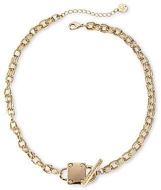 Liz Claiborne Gold-Tone Lock Necklace