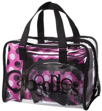 Caboodles 8 pc Bag Set - Clear/Pink Snowball