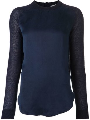 Carven panel front sweater