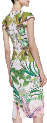 Ted Baker Safiya Jungle Orchid Print Cocktail Dress