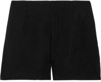 Winter Kate Saxon high-waisted crepe shorts
